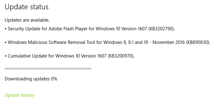 Cumulative Update KB3200970 Windows 10 version 1607 build 14393.447-updates.png