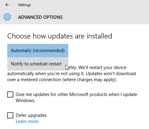 Announcing Windows 10 Insider Preview Build 14965 for PC and Mobile-windows-10-update-settings.png