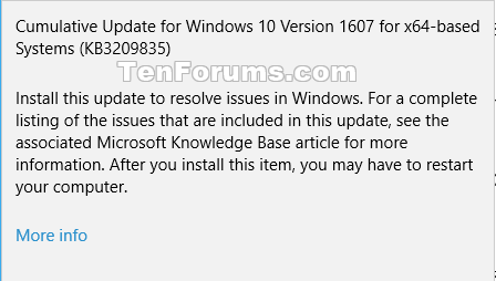 Cumulative Update KB3209835 Windows 10 Version 1607 build 14393.594-kb3209835_info.png