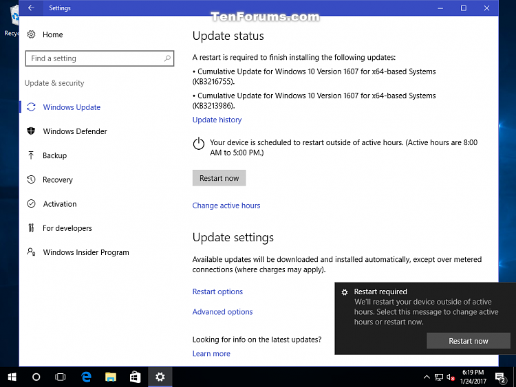 Cumulative Update KB3216755 Windows 10 version 1607 build 14393.726-restart.png