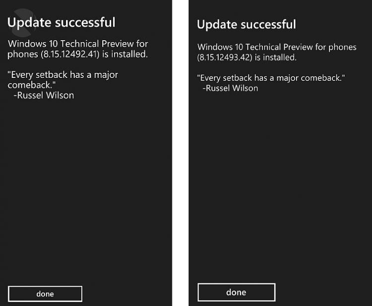 Windows 10 Technical Preview for phones build 12493 screenshots-windows-10-phones-12493-02a_story.jpg