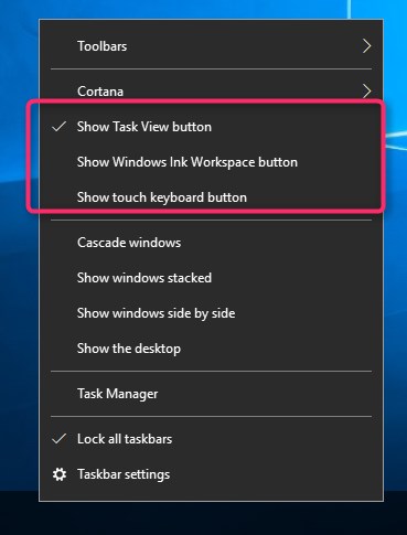 Announcing Windows 10 Insider Preview Build 16184 PC and 15208 Mobile-taskbar.jpg