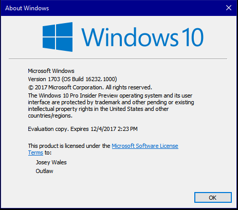 Announcing Windows 10 Insider Preview Build 16232 PC + 15228 Mobile-winver.png