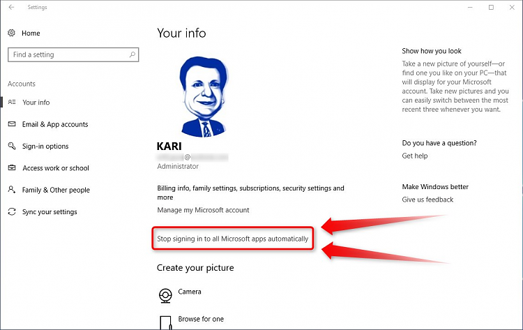 how to sign out of all microsoft accounts