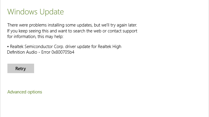 Windows 10 build 10041: Known Issues-realtek-update-error.png