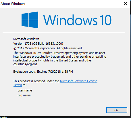 Announcing Windows 10 Insider Preview Skip Ahead Build 16353 for PC-winver.png