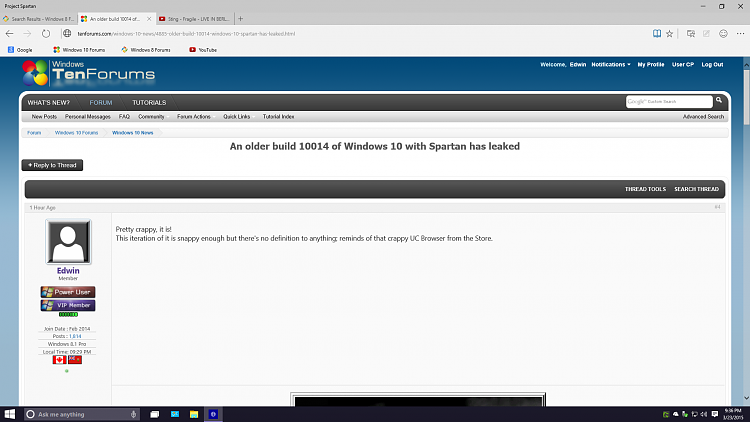 An older build 10014 of Windows 10 with Spartan has leaked-000013.png