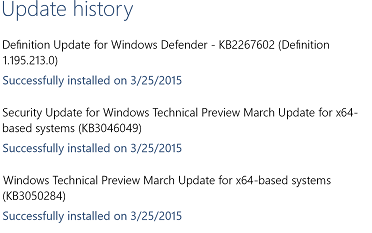 Microsoft has released Windows 10 10041 to Slow ring users, 3 patches-update2.png