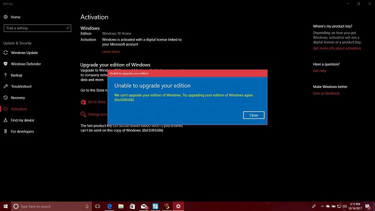 How to get the Windows 10 Creators Update-unable-upgrade-ediiton.jpg