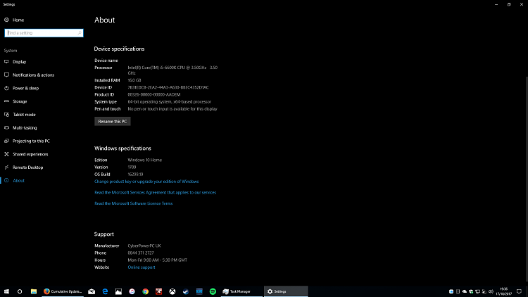 Cumulative Update KB4043961 Windows 10 v1709 Build 16299.19-2017-10-17.png