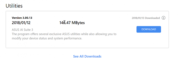 New version of ASUS AI Suite that works with KB4056892 availabe-image.png