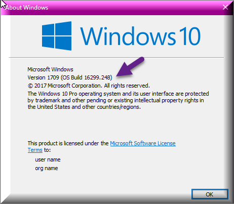 Cumulative Update KB4074588 Windows 10 v1709 Build 16299.248 - Feb. 13-os-build-number-after-kb4074588.png