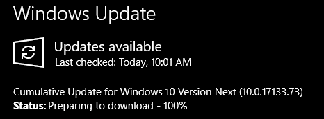 KB4100375 Windows 10 Insider Release Preview Build 17133.73 - Apr.10-wtn.png