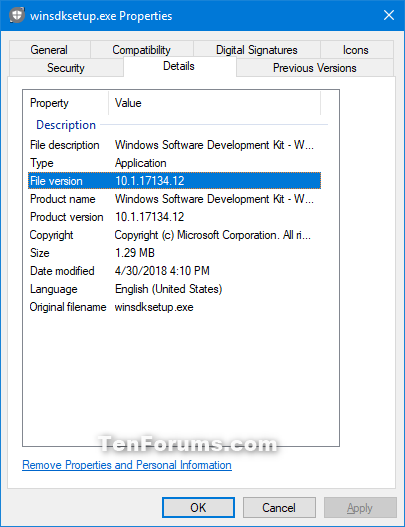 Windows 10 SDK Build 17134.12 now available-sdk.png