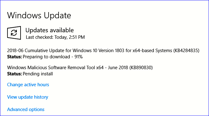 Cumulative Update KB4284835 Windows 10 v1803 Build 17134.112 - June 12-cu-kb4284835.png