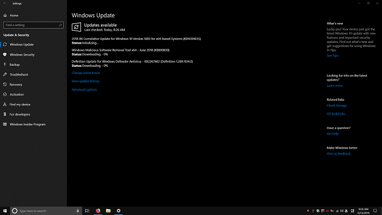 Cumulative Update KB4284835 Windows 10 v1803 Build 17134.112 - June 12-image.png