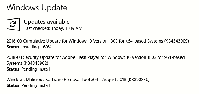 Cumulative Update KB4343909 Windows 10 v1803 Build 17134.228 - Aug. 14-kb4343909.png