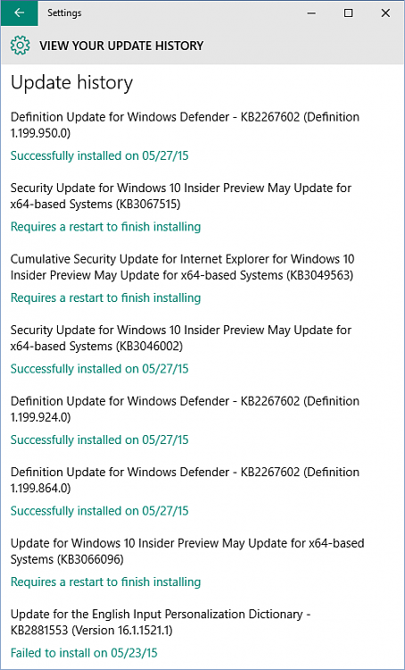 New Security Updates KB3049563 and KB3067515 for Windows 10-wufubar-b.png