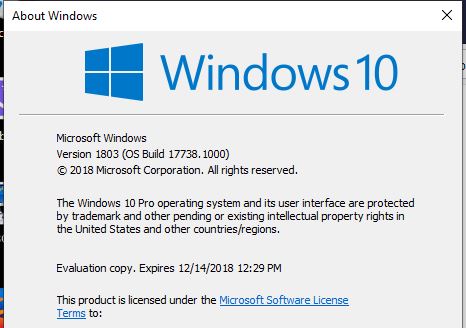 New Windows 10 Insider Preview Slow Build 17738 - August 23-winver17738.jpg