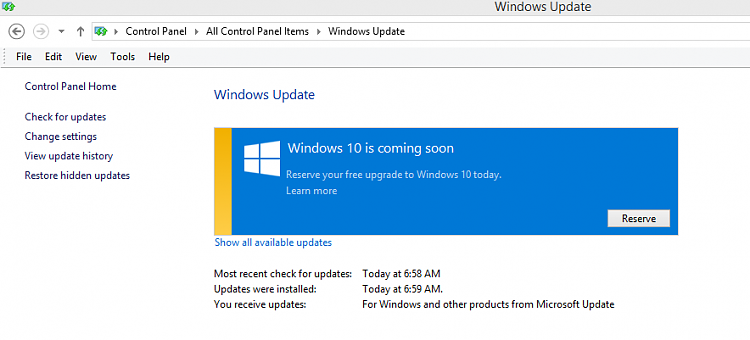 Windows 7 and 8 users are now able to reserve their free copy of W10-update-capture.png