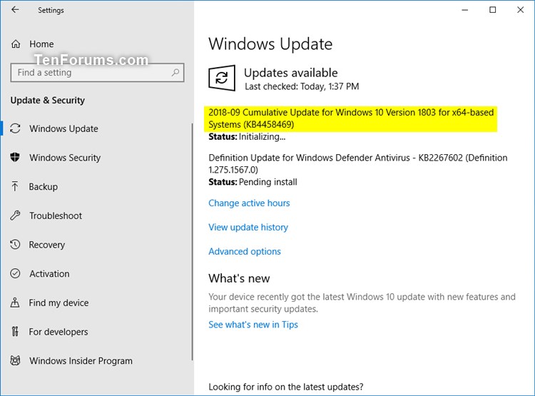 Cumulative Update KB4458469 Windows 10 v1803 Build 17134.320 Sept. 26-kb4458469.jpg