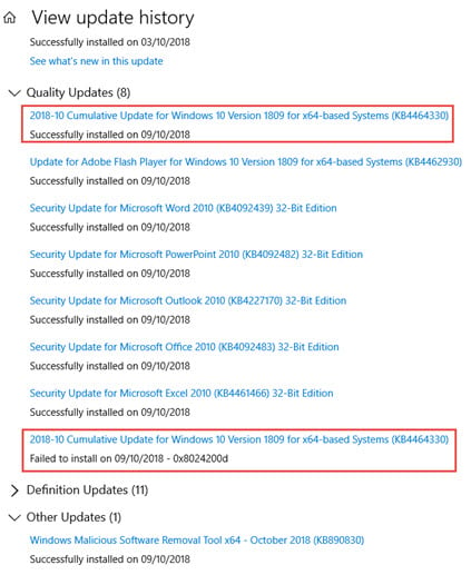 Cumulative Update KB4464330 Windows 10 v1809 Build 17763.55 - Oct. 9-2018-10-09_22-55-10.jpg
