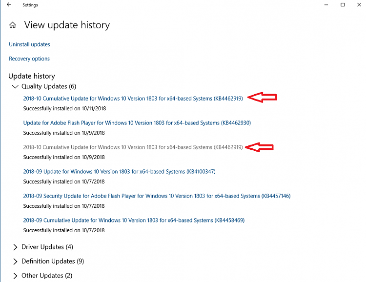 Cumulative Update KB4462919 Windows 10 v1803 Build 17134.345 - Oct. 9-untitled2.png