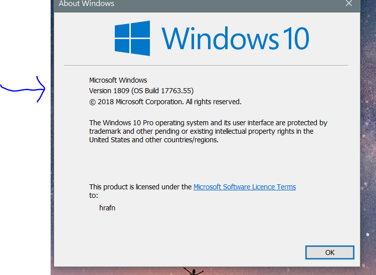 Windows 10 October 2018 Update rollout now paused-winver.png