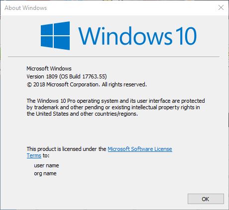 New Windows 10 Insider Preview Fast &amp; Skip Build 18252 (19H1) - Oct. 3-winver.jpg