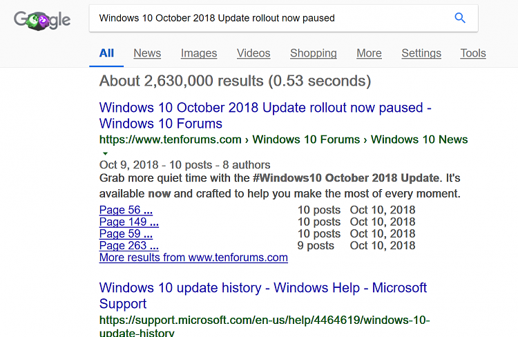 Windows 10 October 2018 Update rollout now paused-2018-10-30_05h49_24.png