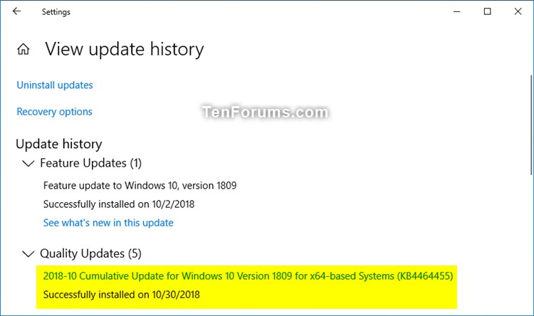 KB4464455 Windows 10 Insider Preview Slow + RP Build 17763.107 Oct. 30-kb4464455.jpg