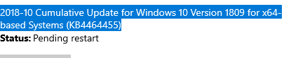KB4464455 Windows 10 Insider Preview Slow + RP Build 17763.107 Oct. 30-capture2.png