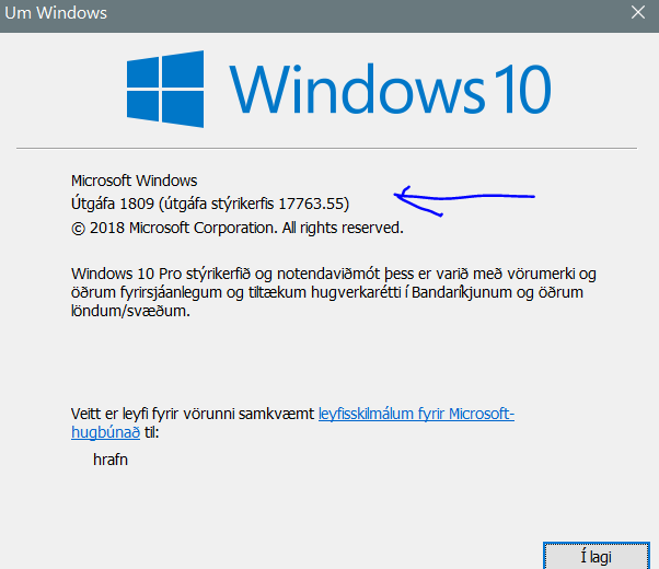 New Windows 10 Insider Preview Fast + Skip Build 18267 (19H1) Oct. 24-winver.png