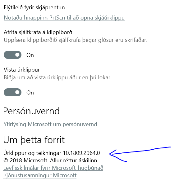 New Windows 10 Insider Preview Fast + Skip Build 18272 (19H1) Oct. 31-snipver.png