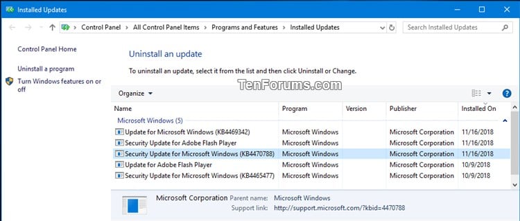 KB4469342 Windows 10 Insider RP v1809 Build 17763.165 - Nov. 16-kb4470788.jpg