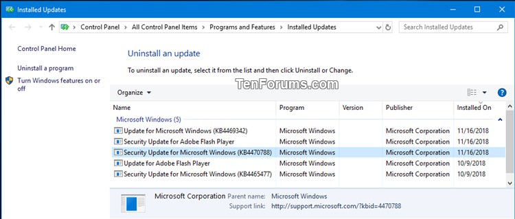 KB4469342 Windows 10 Insider RP v1809 Build 17763.165 - Nov. 16-kb4470788.jpg