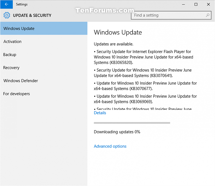 3 security updates and fix for Windows 10 PC build 10130 June 11th-updates-1.png