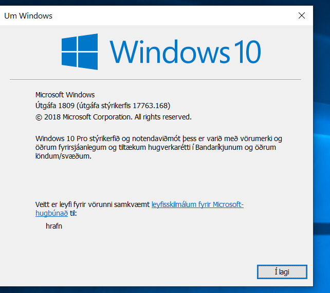 KB4469342 Windows 10 Insider RP v1809 Build 17763.168 - Dec. 3-winver.png