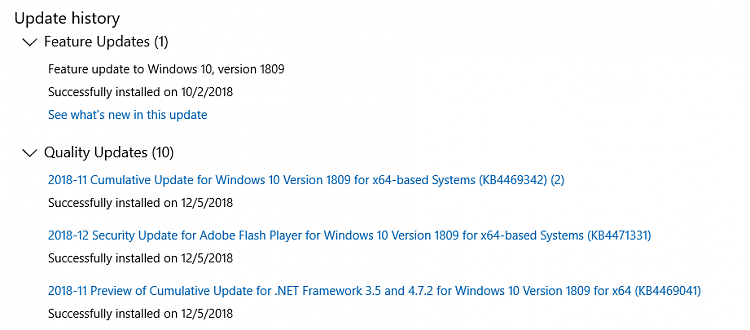 Cumulative Update KB4469342 Windows 10 v1809 Build 17763.168 - Dec. 5-scramjet04.png