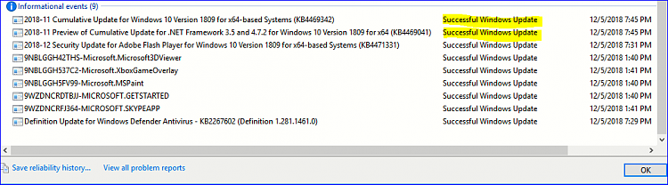 Cumulative Update KB4469342 Windows 10 v1809 Build 17763.168 - Dec. 5-image.png