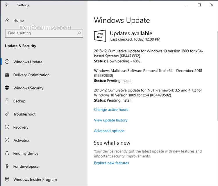Cumulative Update KB4471332 Windows 10 v1809 Build 17763.194 - Dec. 11-kb4471332.jpg