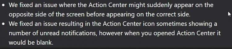 Cumulative Update KB4471332 Windows 10 v1809 Build 17763.194 - Dec. 11-action-center-notification-issues.jpg