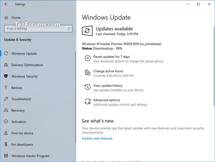 New Windows 10 Insider Preview Fast Build 18309 (19H1) - Jan. 3-18309.jpg