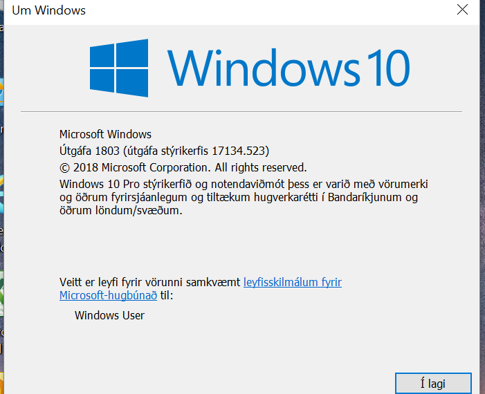 Cumulative Update KB4480966 Windows 10 v1803 Build 17134.523 - Jan. 8-winver.png