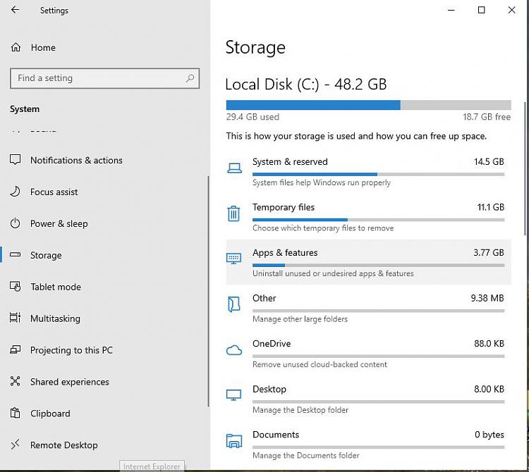 New Windows 10 Insider Preview Fast Build 18312 (19H1) - Jan. 9-storage.jpg