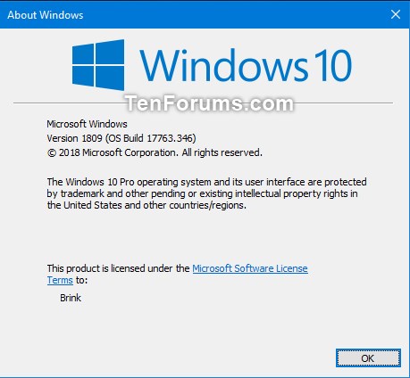 Cumulative Update KB4482887 Windows 10 RP Build 17763.346 - Feb. 20-17763.346.jpg