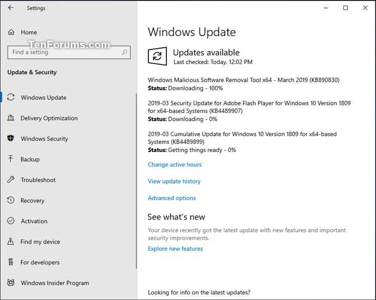 Cumulative Update KB4489899 Windows 10 v1809 Build 17763.379 - Mar. 12-kb4489899.jpg