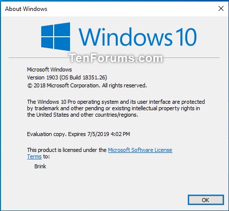 New Windows 10 Insider Preview Slow Build 18351.26 (19H1) - March 14-18351.26.jpg