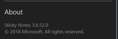 Sticky Notes 3.6 is available to Windows 10 Skip Ahead Build 18855+-image.png