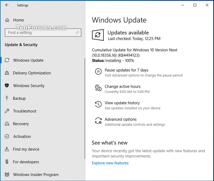 New Windows 10 Insider Preview Slow Build 18356.16 (19H1) - March 19-kb4494123_18356.16.jpg